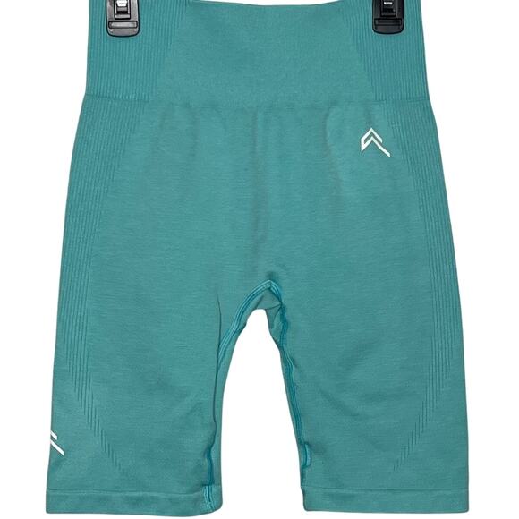 Oner XS Turquoise Blue Bike Shorts Seamless - Picture 1 of 5